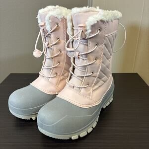 Skylar Easy-On Winter Boots Youth 4 - All In Motion Pink/Gray NEW
